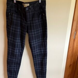 Democracy Dark Checkered Trousers